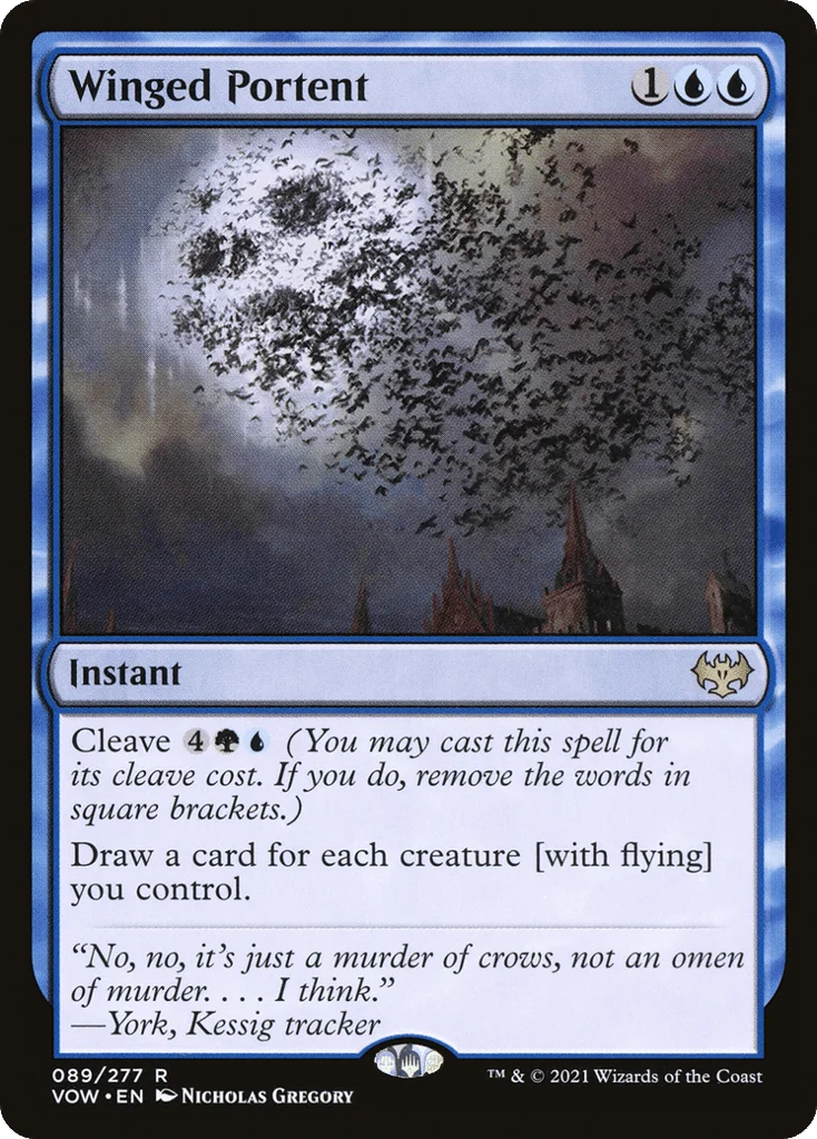Winged Portent · Innistrad: Crimson Vow