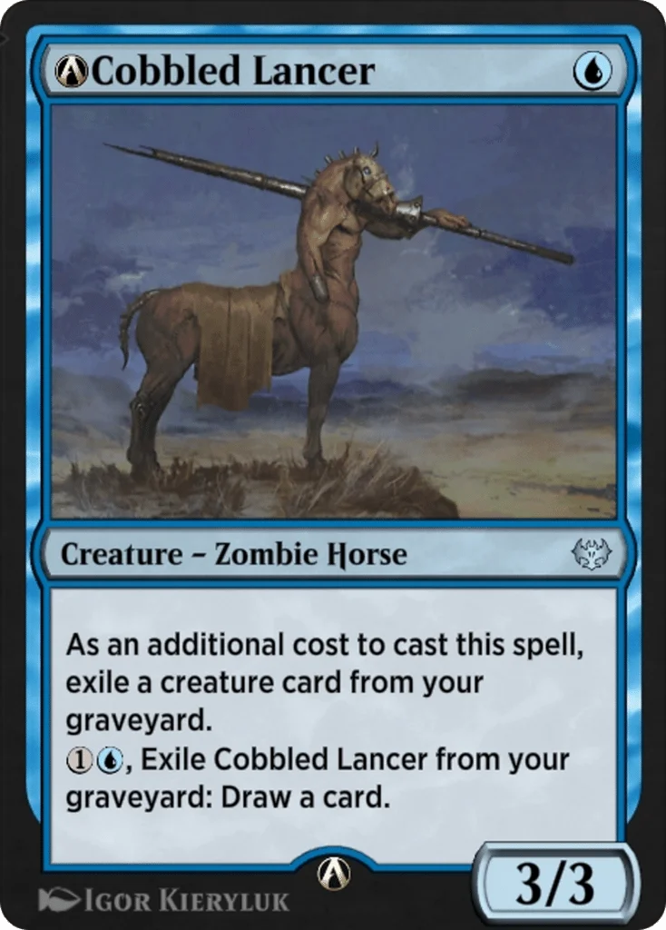 A-Cobbled Lancer · Innistrad: Crimson Vow