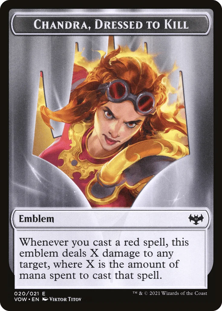 Chandra, Dressed to Kill Emblem · Innistrad: Crimson Vow