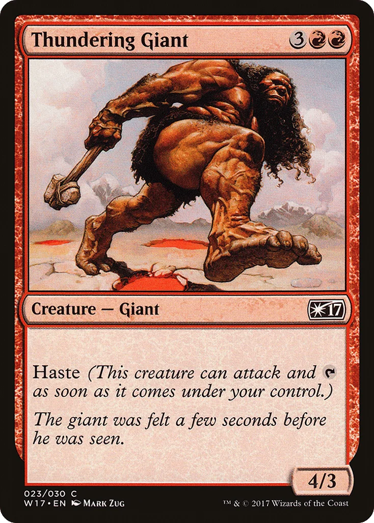 Thundering Giant · Welcome Deck 2017