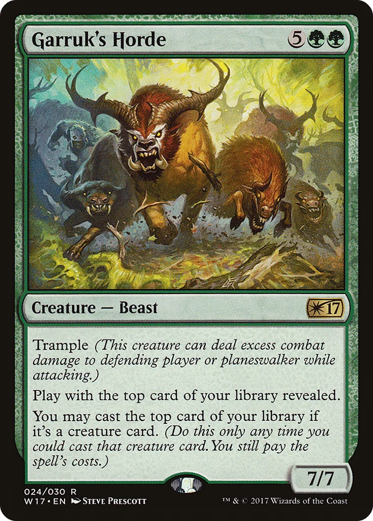 Garruk's Horde · Welcome Deck 2017