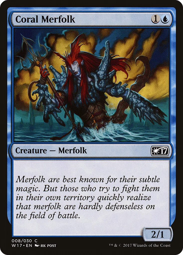 Coral Merfolk · Welcome Deck 2017