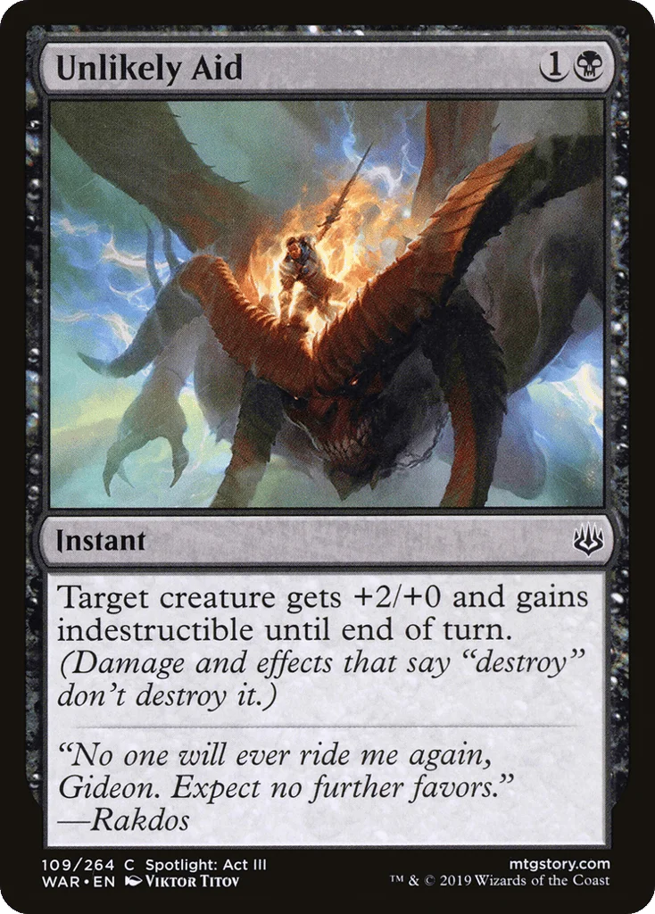 Unlikely Aid · War of the Spark