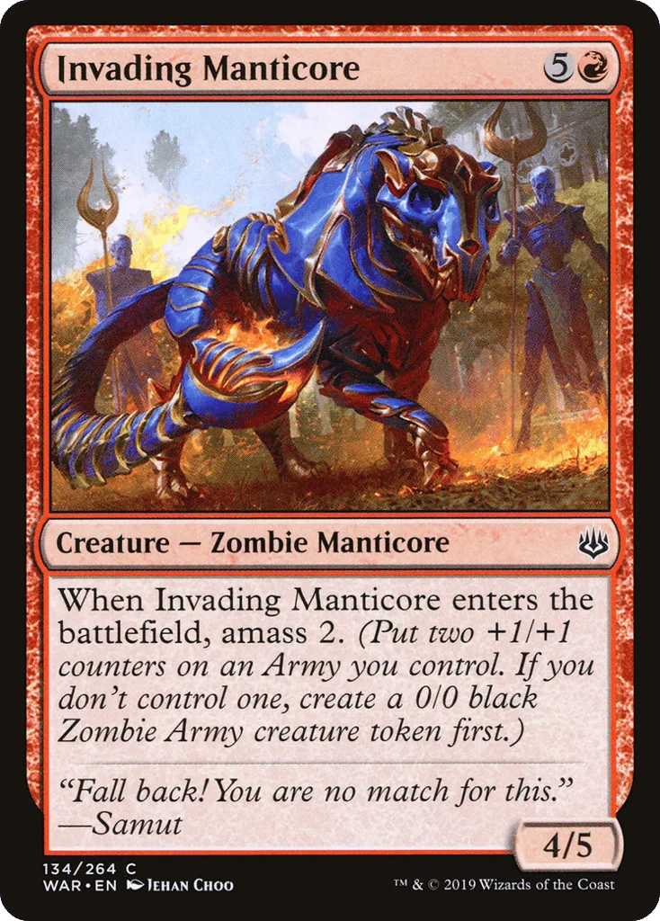 Invading Manticore · War of the Spark