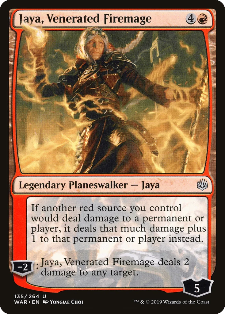 Jaya, Venerated Firemage · War of the Spark