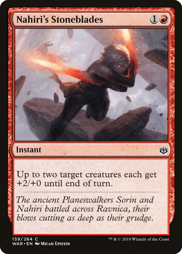 Nahiri's Stoneblades · War of the Spark