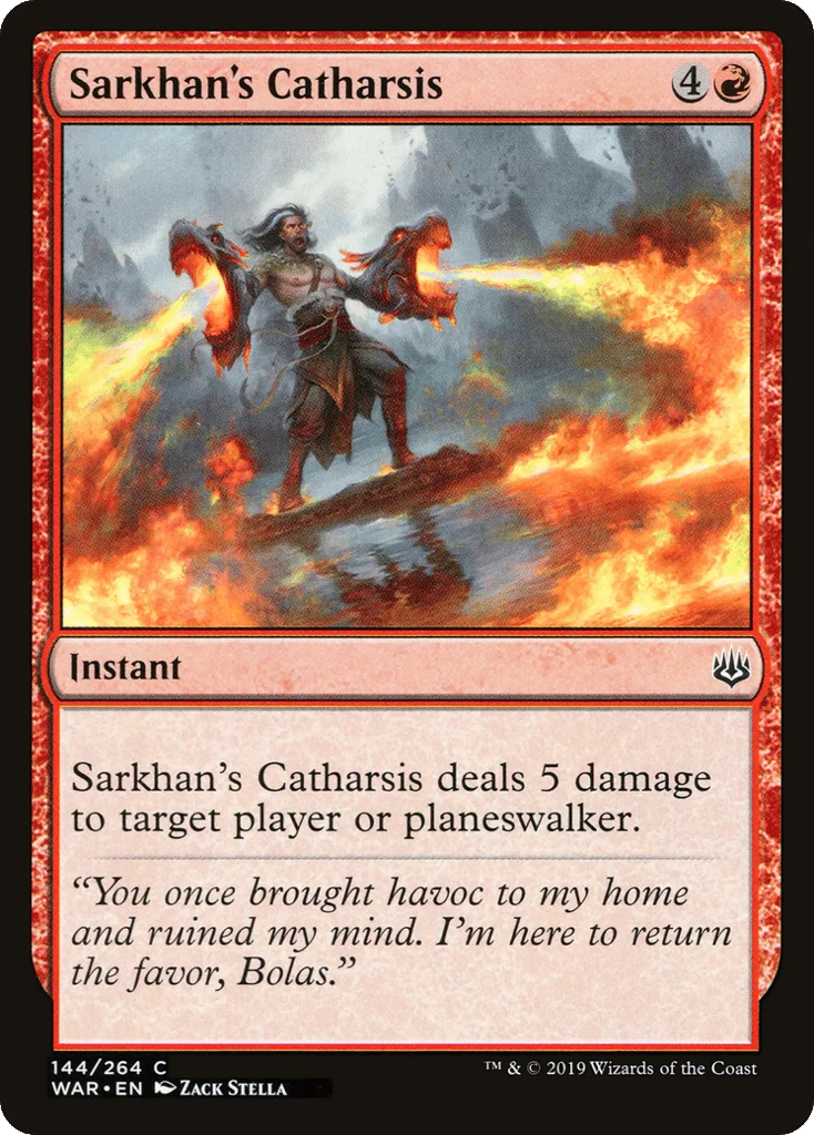 Sarkhan's Catharsis · War of the Spark