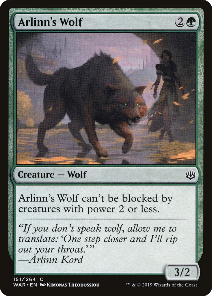 Arlinn's Wolf · War of the Spark