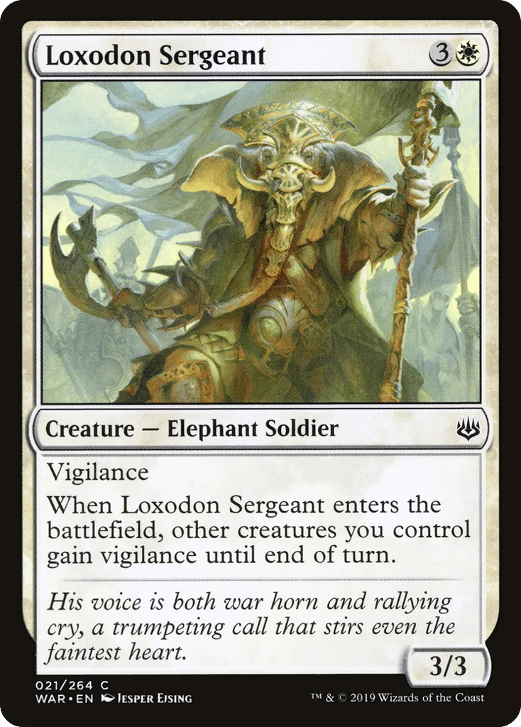 Loxodon Sergeant · War of the Spark