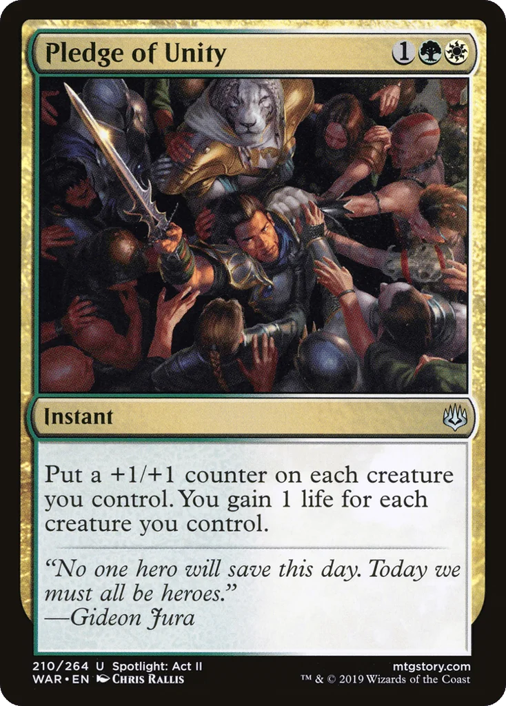 Pledge of Unity · War of the Spark