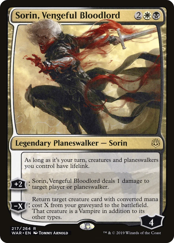 Sorin, Vengeful Bloodlord · War of the Spark