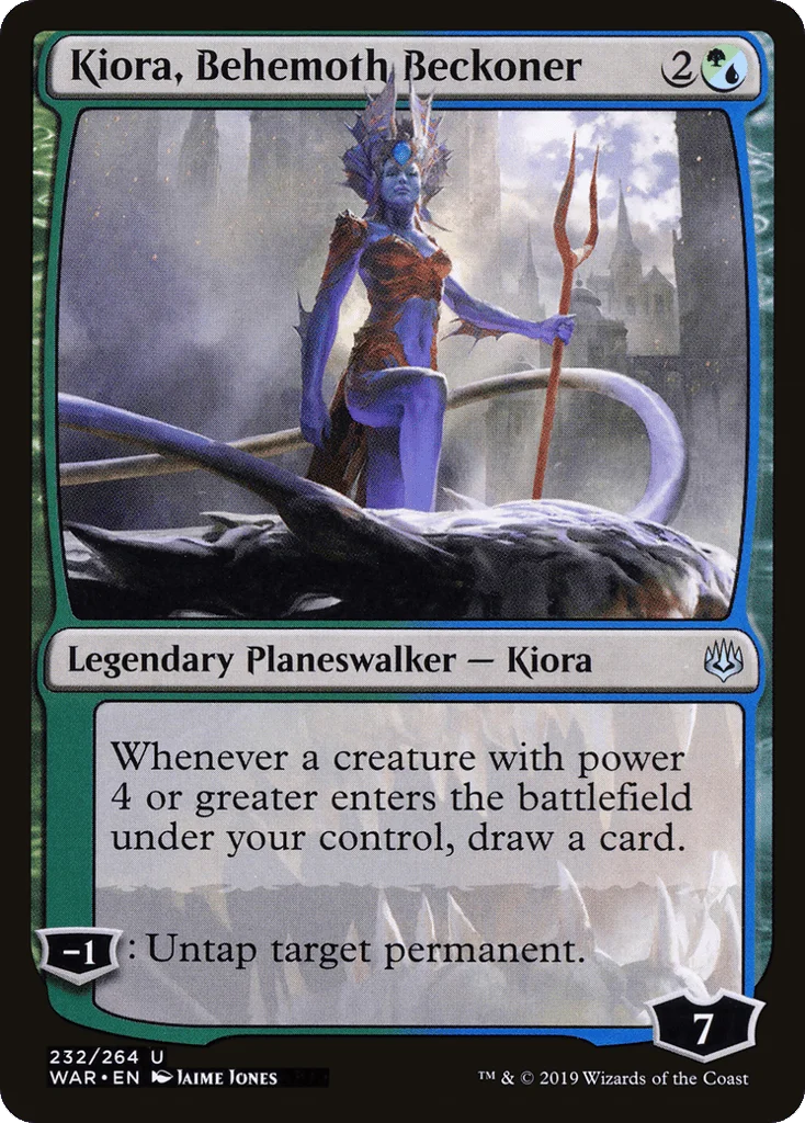 Kiora, Behemoth Beckoner · War of the Spark