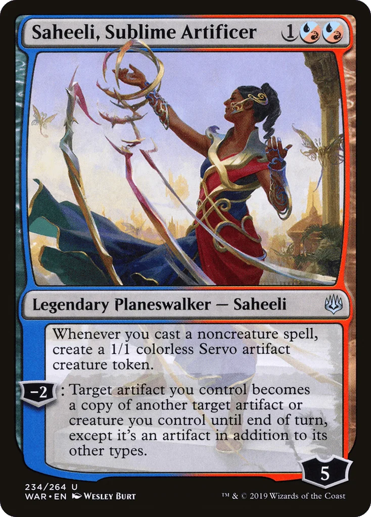 Saheeli, Sublime Artificer · War of the Spark