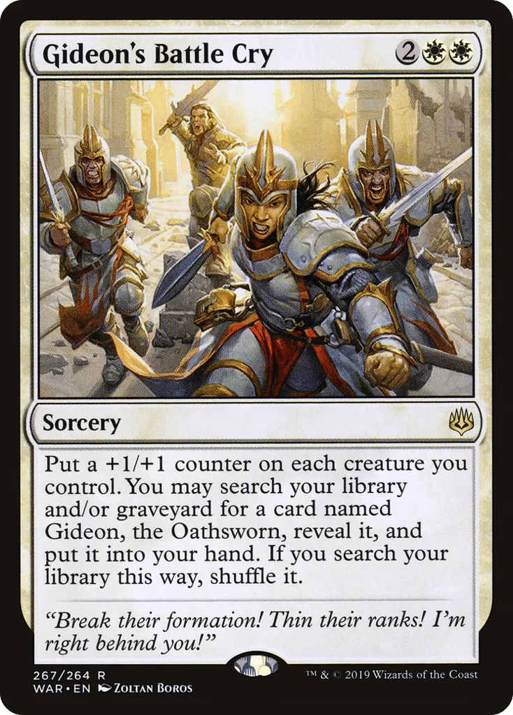 Gideon's Battle Cry · War of the Spark