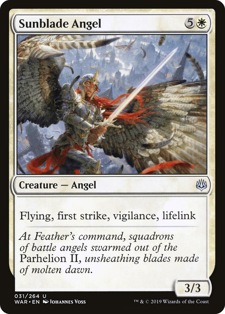 Sunblade Angel · War of the Spark