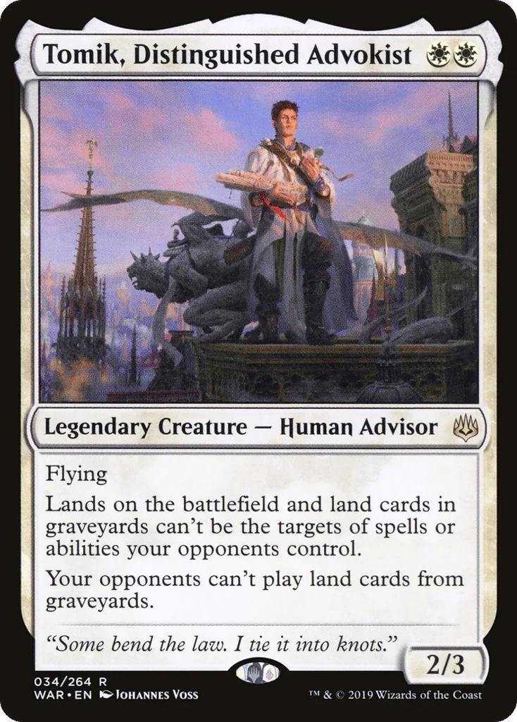 Tomik, Distinguished Advokist · War of the Spark