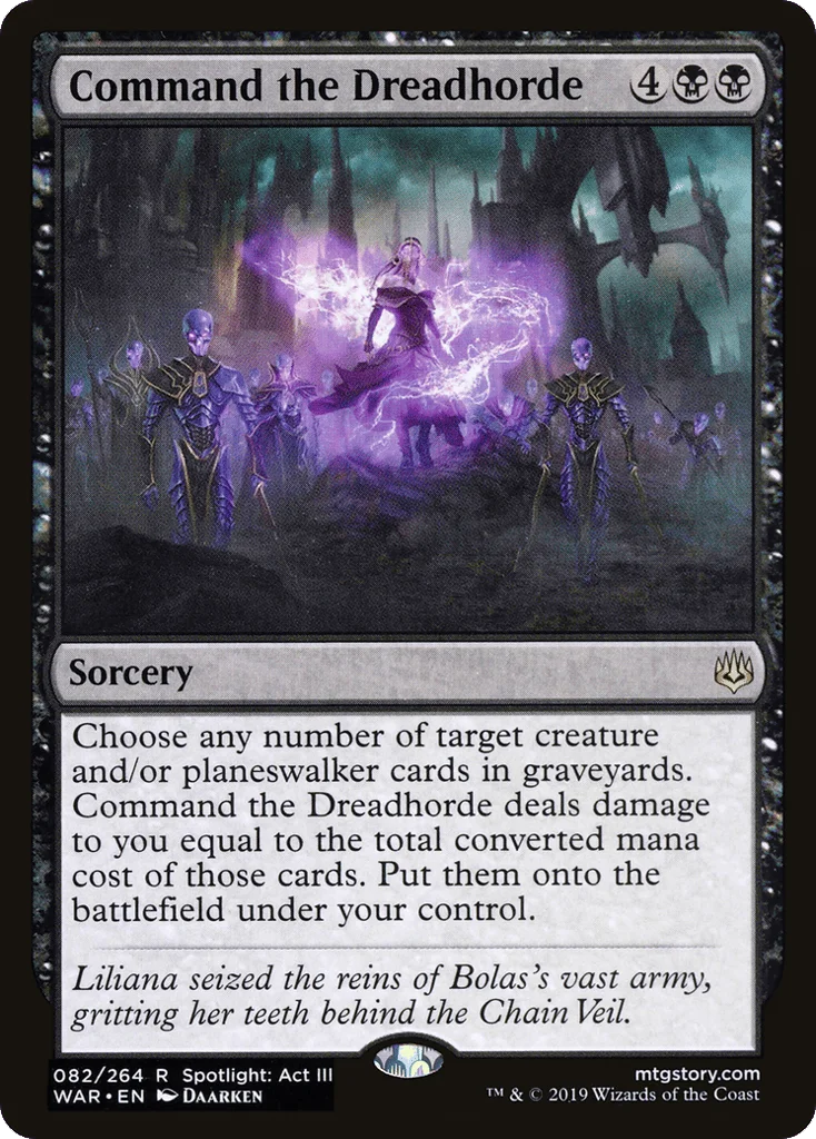 Command the Dreadhorde · War of the Spark