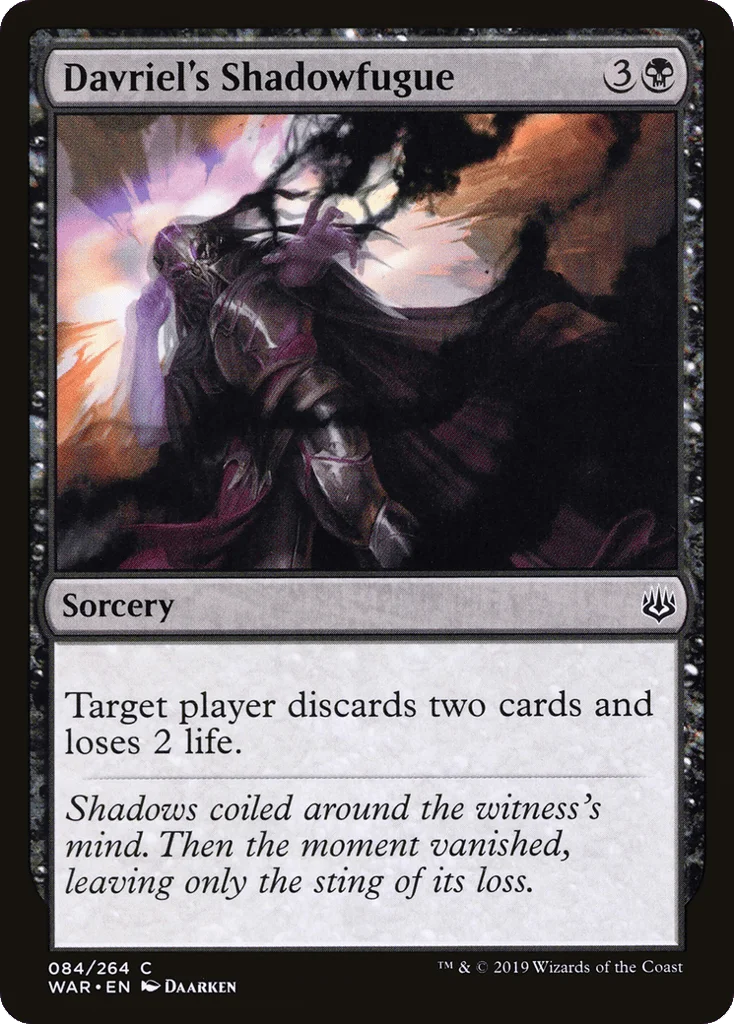 Davriel's Shadowfugue · War of the Spark