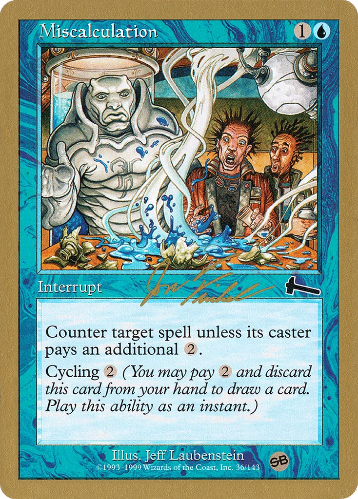 Miscalculation · World Championship Decks 2000