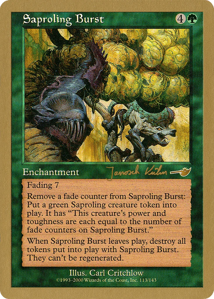 Saproling Burst · World Championship Decks 2000