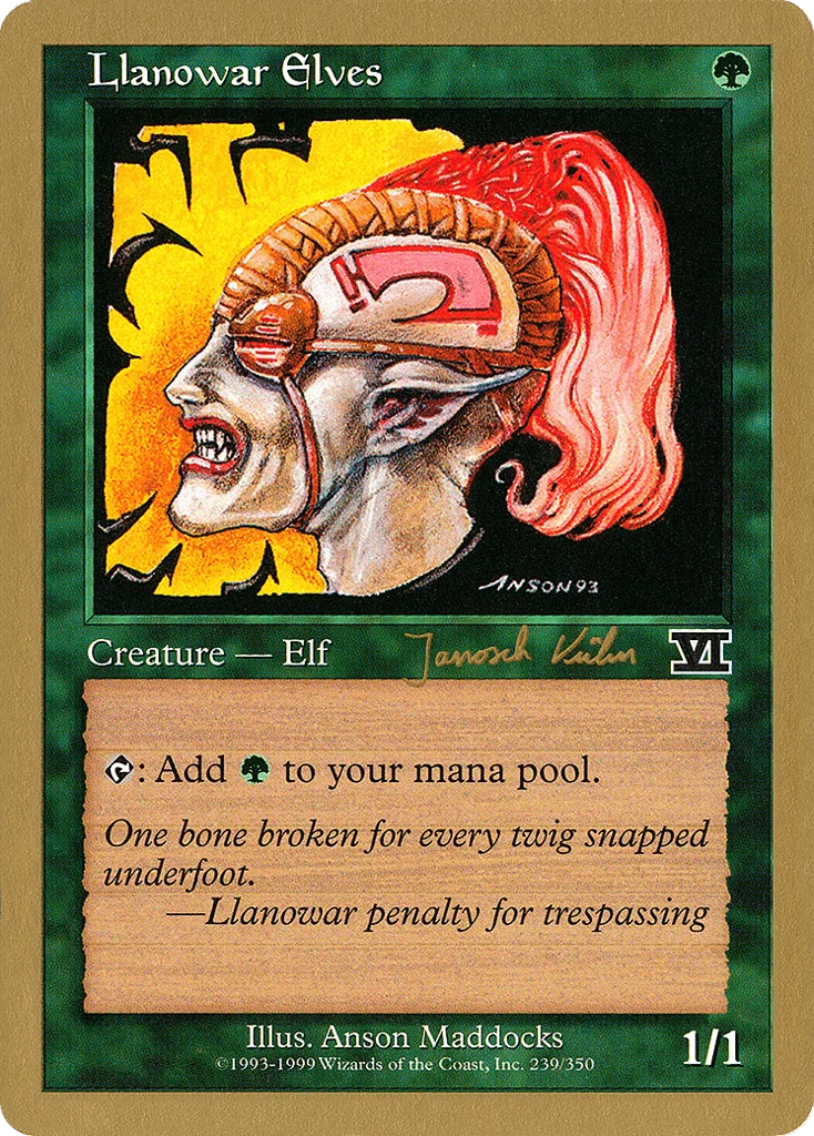 Llanowar Elves · World Championship Decks 2000