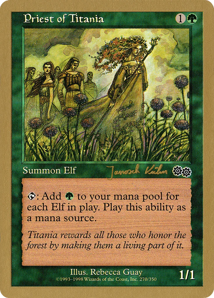 Priest of Titania · World Championship Decks 2000