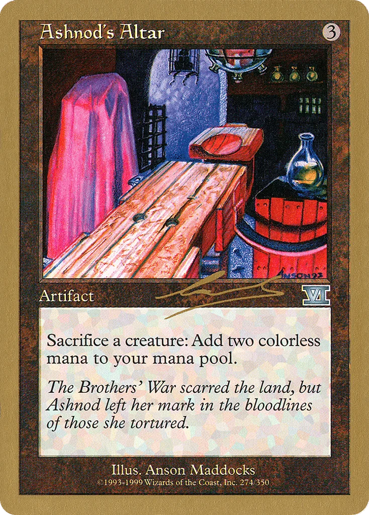 Ashnod's Altar · World Championship Decks 2000