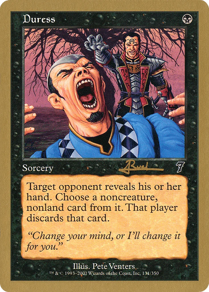 Duress · World Championship Decks 2001