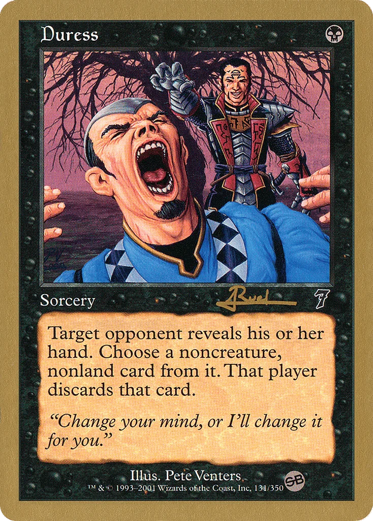Duress · World Championship Decks 2001