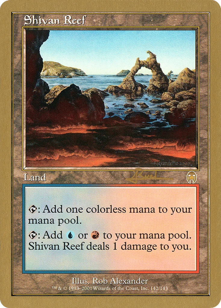 Shivan Reef · World Championship Decks 2001