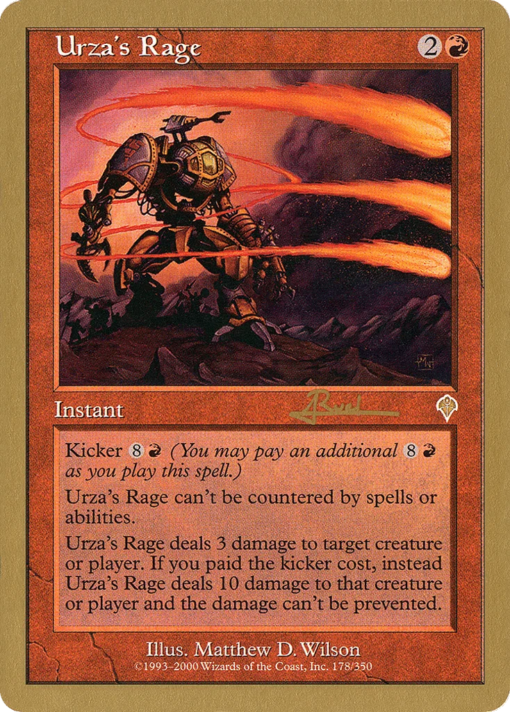 Urza's Rage · World Championship Decks 2001