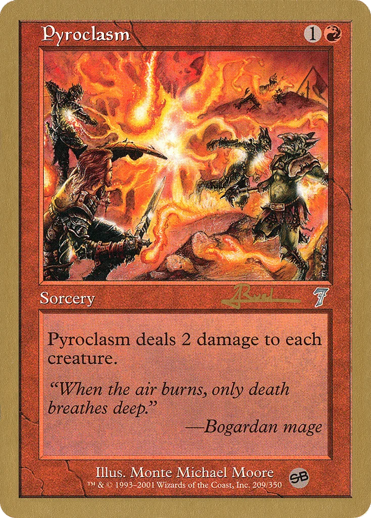 Pyroclasm · World Championship Decks 2001