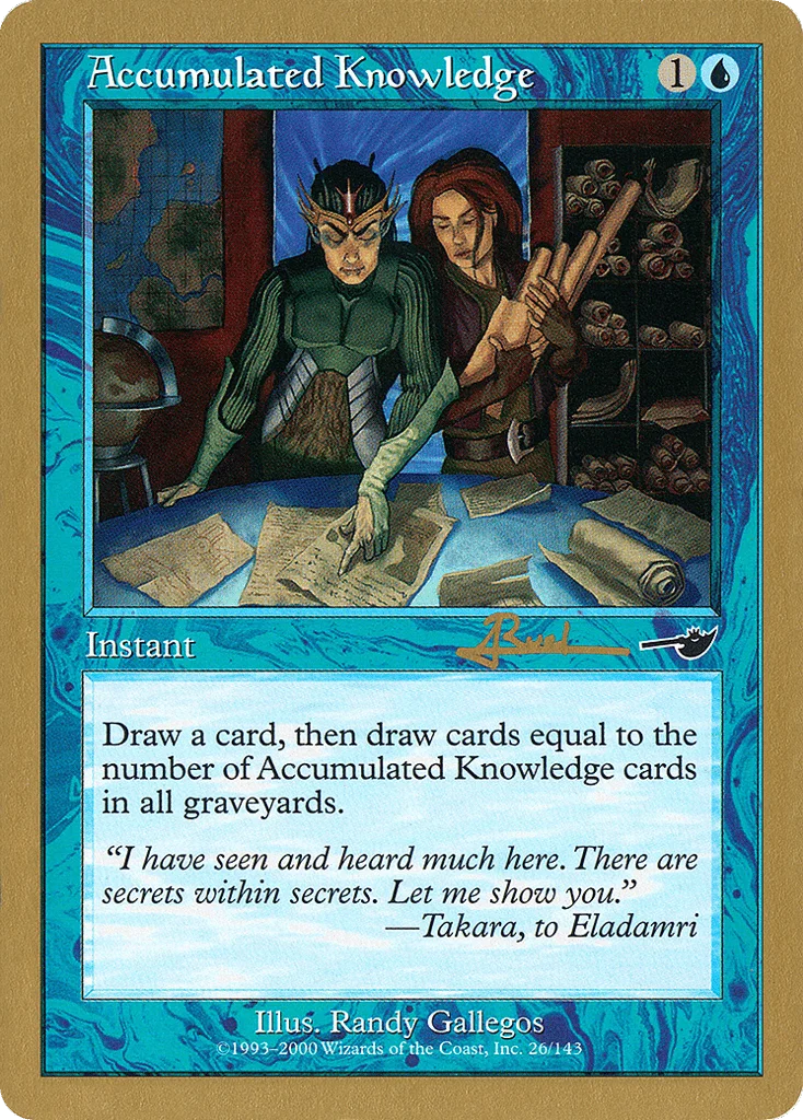 Accumulated Knowledge · World Championship Decks 2001