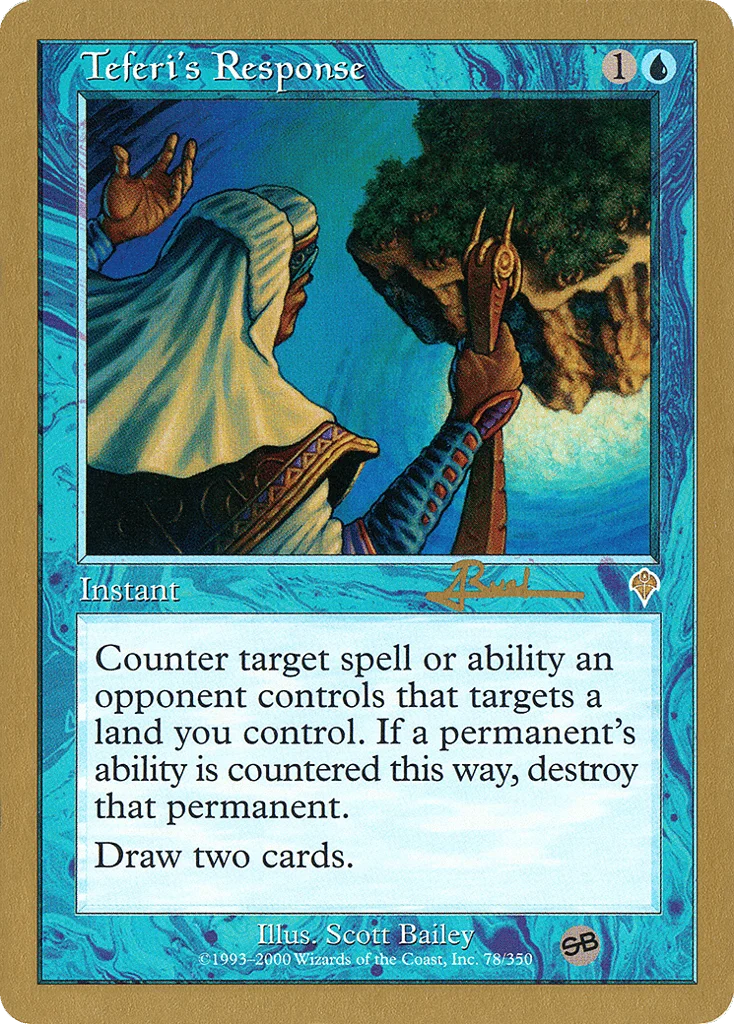 Teferi's Response · World Championship Decks 2001