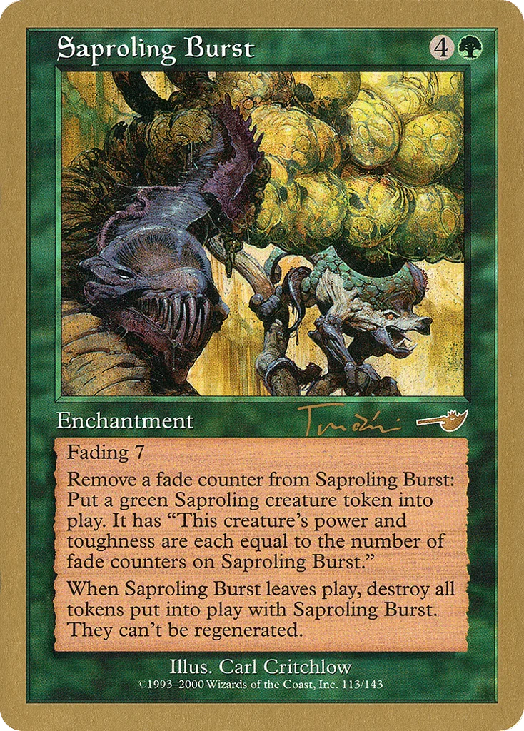 Saproling Burst · World Championship Decks 2001