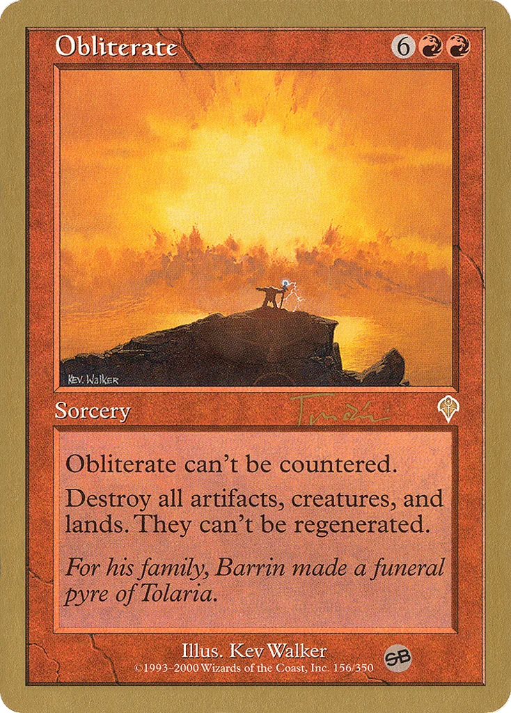 Obliterate · World Championship Decks 2001