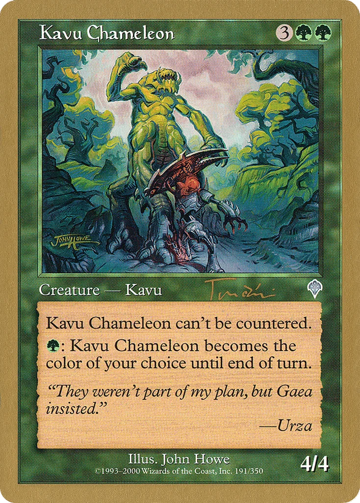 Kavu Chameleon · World Championship Decks 2001