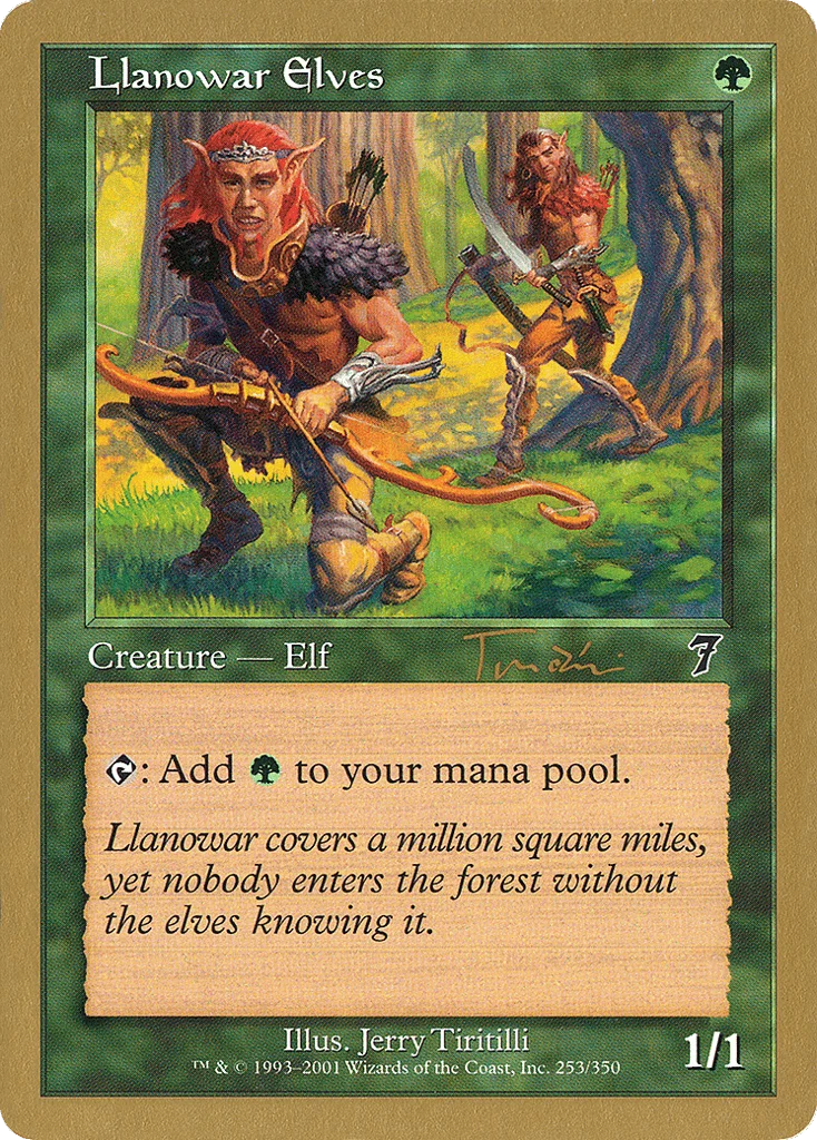 Llanowar Elves · World Championship Decks 2001