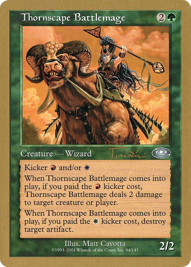 Thornscape Battlemage · World Championship Decks 2001