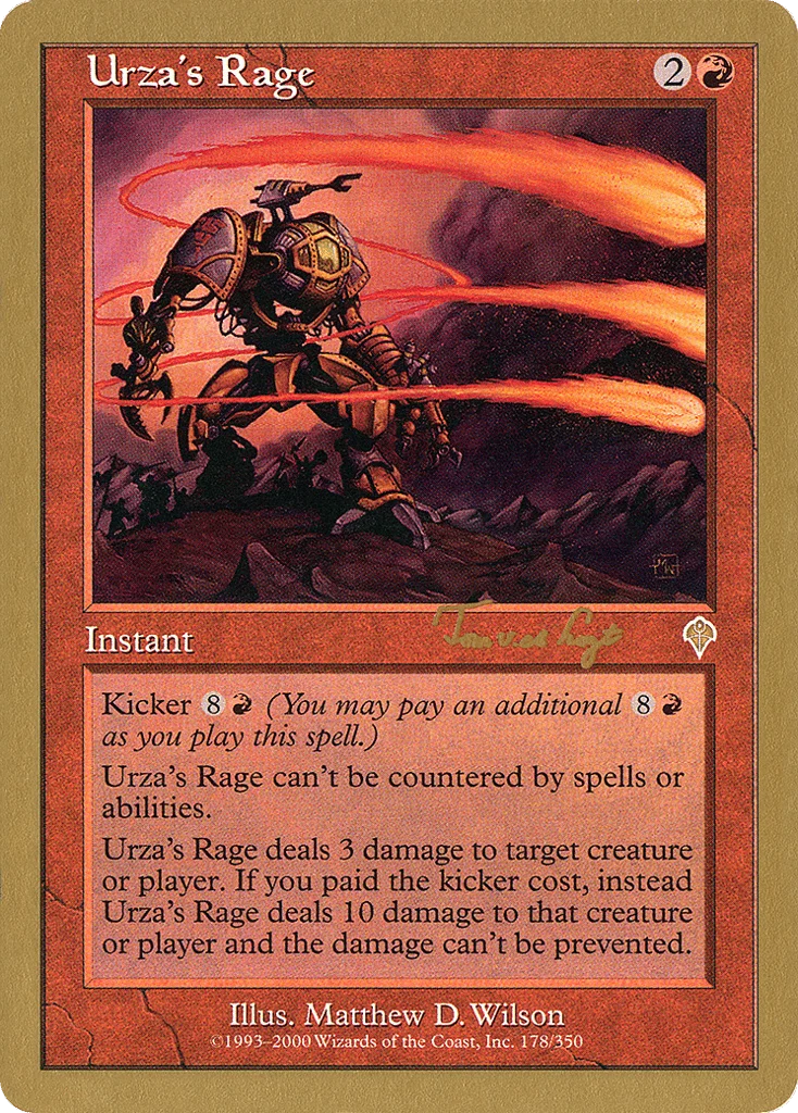 Urza's Rage · World Championship Decks 2001