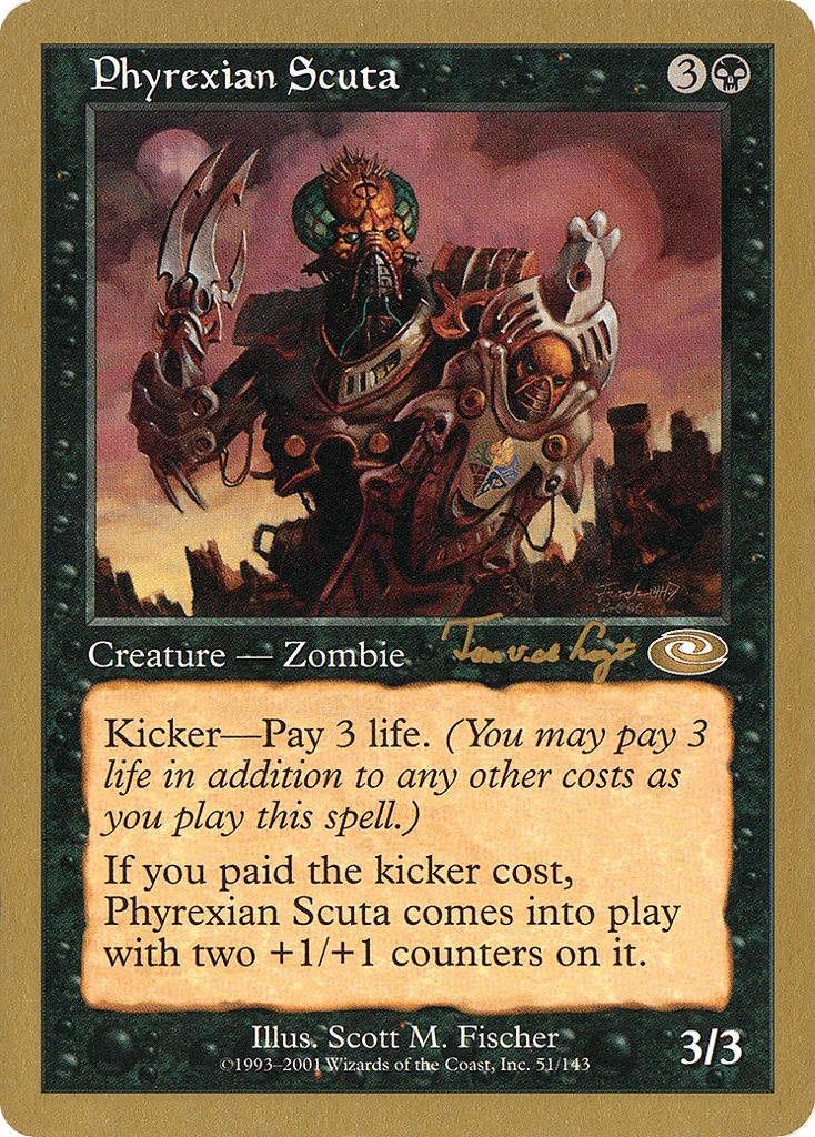 Phyrexian Scuta · World Championship Decks 2001