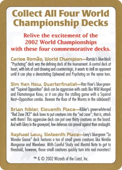 2002 World Championships Ad