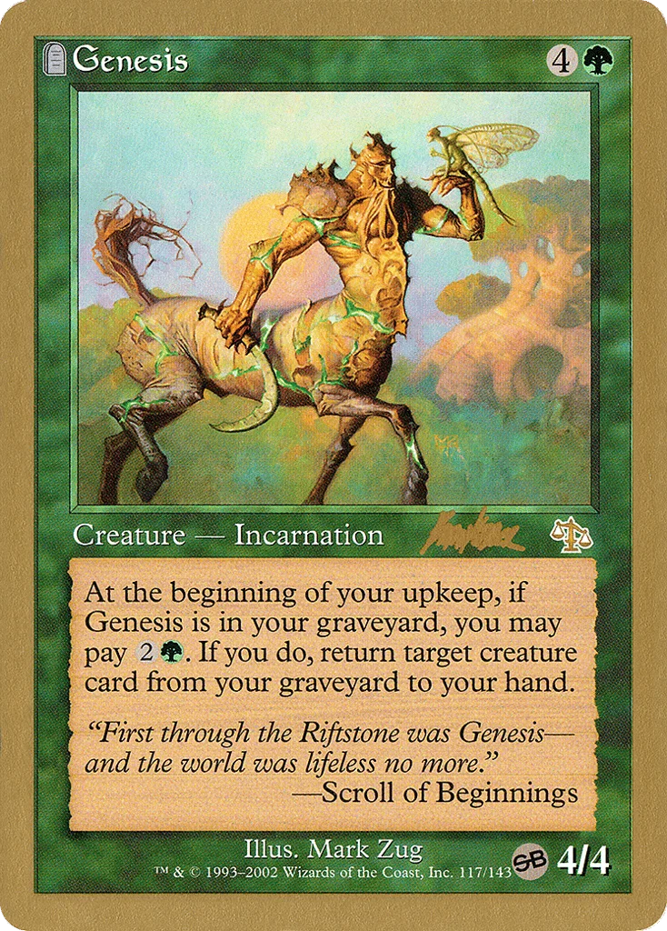 Genesis · World Championship Decks 2002