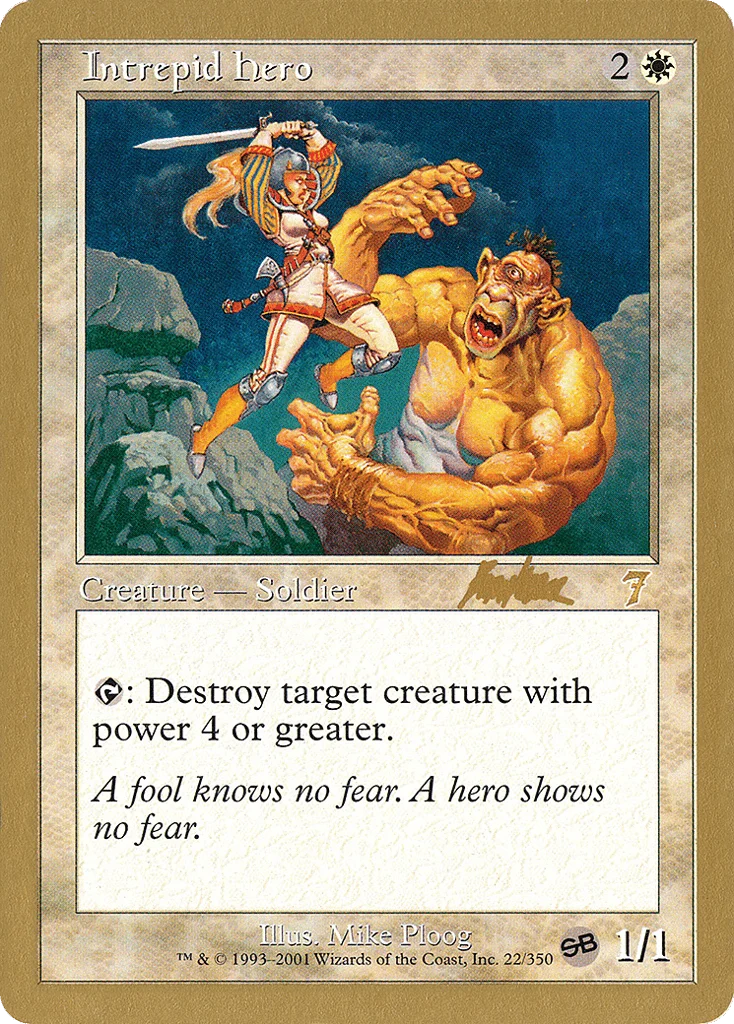 Intrepid Hero · World Championship Decks 2002