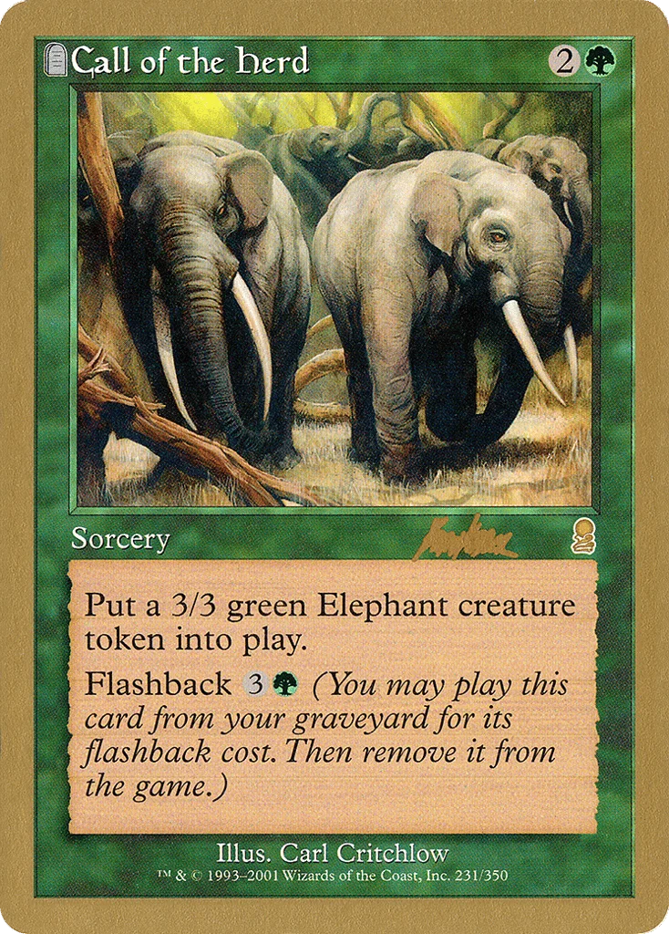 Call of the Herd · World Championship Decks 2002