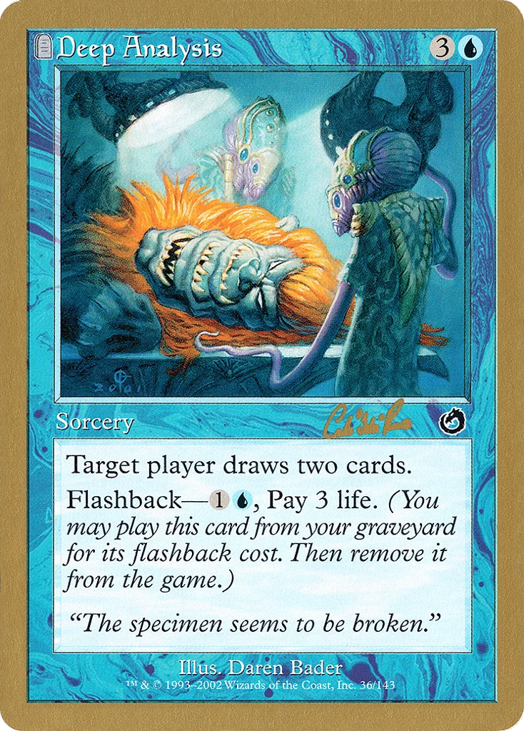 Deep Analysis · World Championship Decks 2002