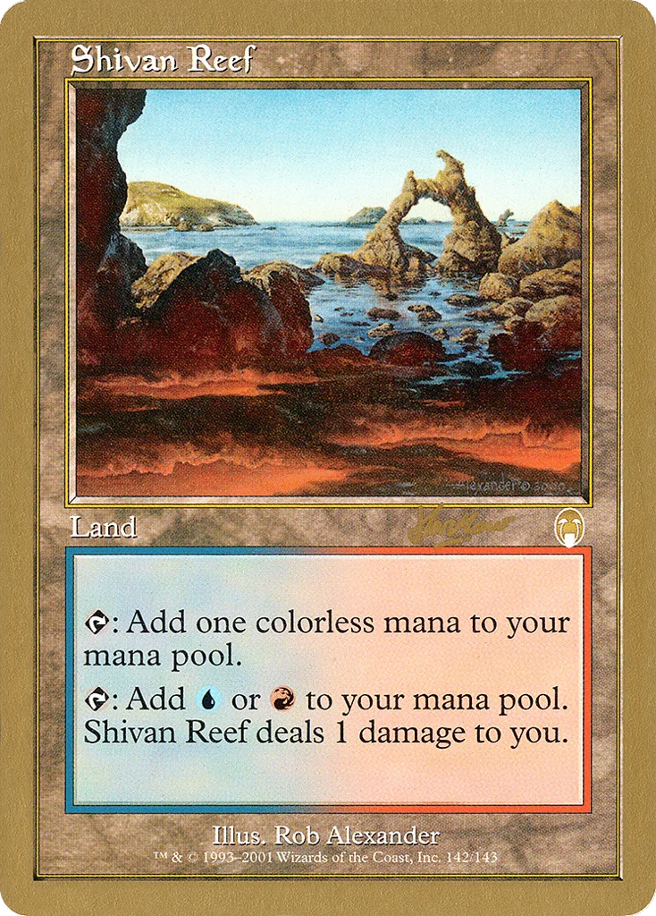 Shivan Reef · World Championship Decks 2002