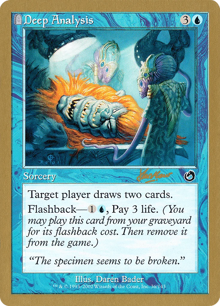 Deep Analysis · World Championship Decks 2002