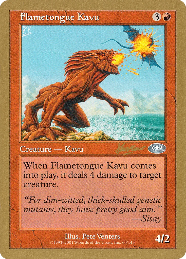 Flametongue Kavu · World Championship Decks 2002