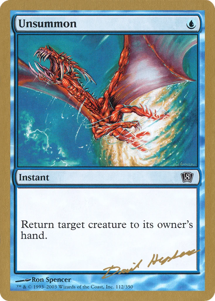 Unsummon · World Championship Decks 2003